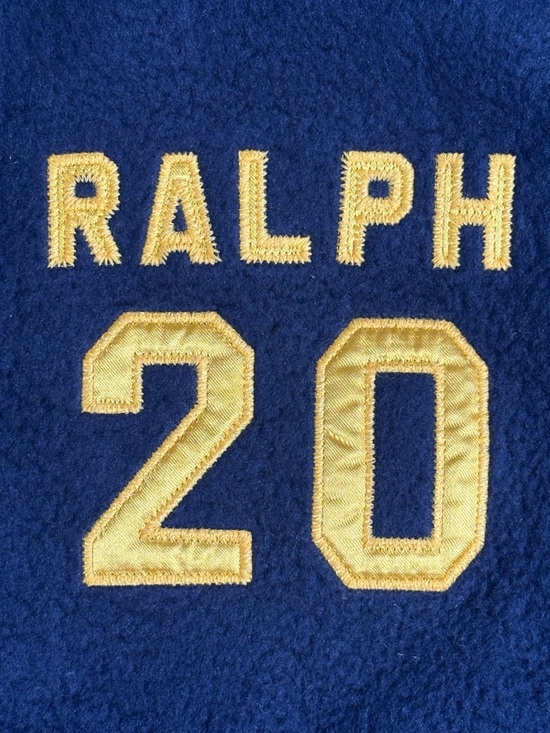 Ralph Lauren Vintage Navy & Yellow Tiger Varsity Jacket - Picture 4 of 6